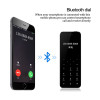  Ulcool V36 Ultrathin Credit Card Cellphone Metal Body Bluetooth Dialer Cell Phone FM MP3 Dual SIM Card Mini Mobile Phone P052