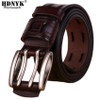 100% High Quality Genuine Leather Belts for Men Brand Strap Male Pin Buckle Fancy Vintage Jeans Cowboy Cintos 