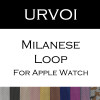  URVOI band for apple watch milanese loop Series 4 3 2 1 strap for iwatch stainless steel Magnetic adjustable buckle with adapter