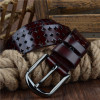 COWATHER 2017 new Women Cow Genuine leather belts hollow Korea fashion for women female pin buckle belt NQSK002 length 100-125CM