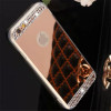 Mirror Cover Luxury 3D Bling Mirror Case Bling Crystal Cover For iphone XS Max X XR 6 6S 7 8 Plus 4 5 4s 5 5s SE Mirror Shell