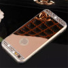 Mirror Cover Luxury 3D Bling Mirror Case Bling Crystal Cover For iphone XS Max X XR 6 6S 7 8 Plus 4 5 4s 5 5s SE Mirror Shell