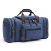 Men Travel Bag Canvas Multifunction Leather Bags Carry on Luggage Bag Men Tote Large Capacity Utility Weekend Overnight Bag 