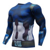 Avengers 3 Iron Man 3D Printed T shirts Tony Stark Compression Shirts 2018 Marvel Captain America Tights Men Gyms Rashguard Tees