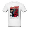 Daredevil And Punisher T Shirt Captain America Marvel T Shirts Super Heroes Cool Fashion Top T-Shirts Amazing Film Tshirt Men