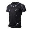  2018 T'Challa Uniform Legends - Pantera Black Panther 3D Print T-shirt Sexy Tights Short Shirts Summer Homme Tops Marvel 3XL