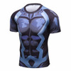 New Design Marvel Iron Man Compression Shirt Fitness Tights T-shirt Crossfit Quick Dry Short Sleeve T shirt Summer Men Tee Tops 