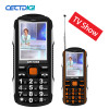 Antenna TV Mobile Phone Cectdigi TV200 Big Magic Voic Dual torch Flashlight Power Bank Outdoor Rugged Phone