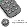 Flip Phone GSM Big Push-Button Flip Mobile Phone Dual Sim FM Radio Unlocked Uniwa X18 Cellphone