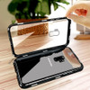 Magnet Magneto Magnetic Adsorption Metal Tempered Glass Back Case for Samsung Galaxy S9 S8 Plus Note 8 9 S7 edge Case cover