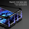 Magnet Magneto Magnetic Adsorption Metal Tempered Glass Back Case for Samsung Galaxy S9 S8 Plus Note 8 9 S7 edge Case cover
