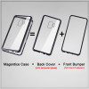  ProElite Metal Bumper Case for Samsung Galaxy Note 9 Note 8 Magnetic Adsorption Tempered Glass for Samsung S8 S9 Plus S7 Edge