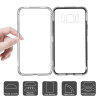  Magnetic Adsorption Flip Phone Case for Samsung Galaxy S8 S9 Plus Note 8 9 S7 Edge Cases Magnet Metal Tempered Glass Back Cover 