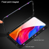 Proelio Magnetic Flip metal Case For Xiaomi Redmi Note 6 Pro 5 Clear Tempered Glass Back Cover For Xiaomi Pocophone F1 Mi A2 8 