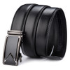 FIRE KIRIN Men Belt 2016 Cowhide Genuine Leather Belts For Men Luxury Automatic Buckle Belts Brown Black Cinturones Hombre B55