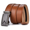 FIRE KIRIN Men Belt 2016 Cowhide Genuine Leather Belts For Men Luxury Automatic Buckle Belts Brown Black Cinturones Hombre B55
