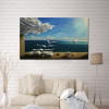   Salvador Dali Canvas Art Print Poster The Waves Book Sailboat Picture Canvas painting Diary of Discovery by Vladimir Kush