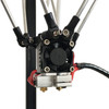 HE3D K200 dual heads delta 3d printer kit autoleveling full metal extruder hotend with heatbed- support multi material