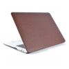 Newest Fasion PU Leather Rubberized Hybrid Hard Case Laptop Shell Cover For Macbook Air 11" 13" Pro 13" 15" Retina 12" 13"15"