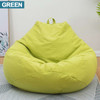 Lazy BeanBag Sofas Waterproof Stuffed Animal Storage Toy Bean Bag Solid Color Chair Cover Beanbag Sofas Without Lining
