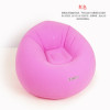 Inflatable Air Sofa for Baby Adults Flocking PVC Lazy Sofa in Living Room Office Removable Outdoor Bean Bag Pouf for Camping