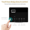 Salange T200 Pocket Mini Projector,Touch keys HDMI USB AV Video Game Projector LED Beamer Support Power Bank Charging