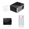 Salange T200 Pocket Mini Projector,Touch keys HDMI USB AV Video Game Projector LED Beamer Support Power Bank Charging