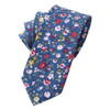 Men Floral Dots Tie Cotton Narrow And Skinny Casual Charming Ties For Men Wedding Party Flower Skinny Ties For Men 