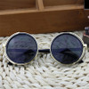 BARCUR Vintage Aluminum Magnesium Sun glass Men Polarized Sunglasses Round Steampunk Shades Brand Designer Eyewear