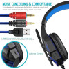 EastVita PC780 Gaming Headset Earphone Wired Gamer Headphone Stereo Sound Headsets with Mic LED light for Computer PC Gamer