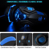 EastVita PC780 Gaming Headset Earphone Wired Gamer Headphone Stereo Sound Headsets with Mic LED light for Computer PC Gamer