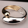 Top Quality Fashion Bangles Gold Color Alloy Simple Wide Opened Bangles Snake Bracelet &amp; Bangles For Women S1605