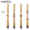  5pcs/Set Magic Wand Professional Eyeshadow Applicator Sponge Brushes Set Double Ended Powder Brush Beauty Cosmetic Makeup Tools