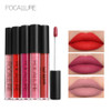 Focallure glitter Matte Liquid Lipstick 25color Lip gloss Lip Tint Cosmetic Lipstick not sticky Sexy Nude Makeup