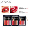 O.TWO.O 5PCS Lip Gloss Set Velvet Liquid Lipstick Professional Makeup Matte Lipstick Lip Kit Long Lasting Cosmetics Maquiagem