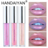 Liquid Crystal Glow Lip Gloss Laser Holographic Lip Tattoo Lipstick Mermaid Pigment Glitter Lipgloss Lip Plumper Gloss Makeup 