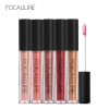 FOCALLURE Soft Matte Lip Cream Lip Gloss Chameleon Matte Lipstick Shimmer Glitter Lip Gloss 6ML Lipgloss Kit