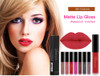  26 Colors Liquid Lipstick beauty Long lasting Matte Lip Gloss Waterproof Red Velvet Lips Tint Sexy lipgloss Nude Lip Makeup
