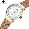 WWOOR 50m Waterproof Rose Gold Watch Women Quartz Watches Ladies Top Brand Luxury Female Wrist Watch Girl Clock Relogio Feminino