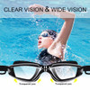 Adult swim goggles Waterproof swimming goggles suit HD Anti-Fog 100% UV adjustable prescription glasses for pools swiming 