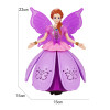 Baby Electronic Dance Angle Music Toys For Kids Electric Pink Butterfly Dancing Princess Toy For Girls Funny Educational Toys