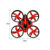 Eachine E010 Mini 2.4G 4CH 6 Axis 3D Headless Mode Memory Function RC Quadcopter RTF RC Tiny Gift Present Kid Toys