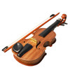  High Emulational Wooden Adjustable Strings Violin Kids Educational Simulation Children Musical Instrument Toys with Base Bow