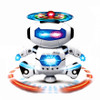 360 Rotating Space Dancing Robot Musical Walk Lighten Electronic Toy Christmas Birthday Best Gifs For Kids Toys Free shipping