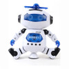 360 Rotating Space Dancing Robot Musical Walk Lighten Electronic Toy Christmas Birthday Best Gifs For Kids Toys Free shipping