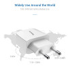 Baseus 5V 2.1A Dual USB Charger For Phone Fast Charging Charger Portable EU Plug Travel Adapter Wall charger for iPhone samsung