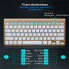Ultra Slim Wireless Keyboard Portable Mouse Keyboard Set For Mac/Notebook/TV Box/PC 2.4G Russian keyboard for IOS Android Win 10