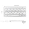 Multi-Lingual Universal Wireless Bluetooth Keyboard Ultra Slim Compatible for Apple iOS iPad Android Tablets Windows Mac OS