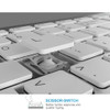 Multi-Lingual Universal Wireless Bluetooth Keyboard Ultra Slim Compatible for Apple iOS iPad Android Tablets Windows Mac OS