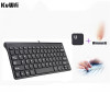 KuWFi New Keyboard Ultra thin Quiet Small Size 78 Keys Mini Multimedia USB Keyboard For Laptop PC Macbook